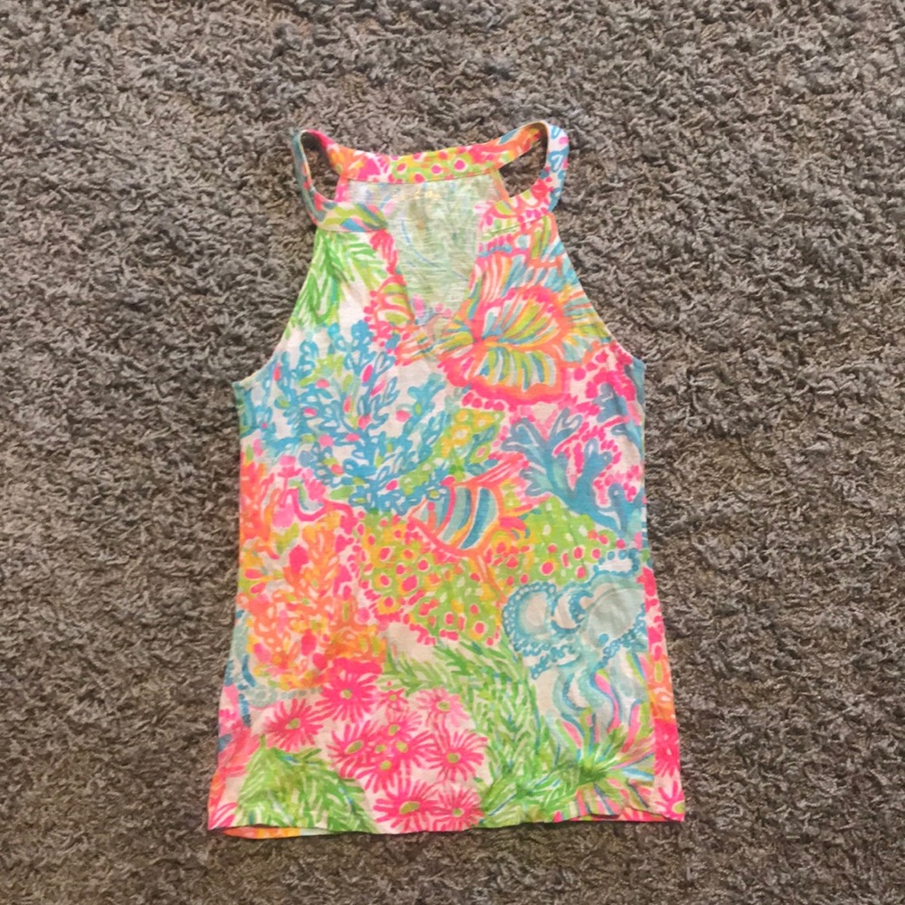 Lilly Pulitzer Aura Tank XS LN